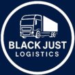 logo rond black just logistics